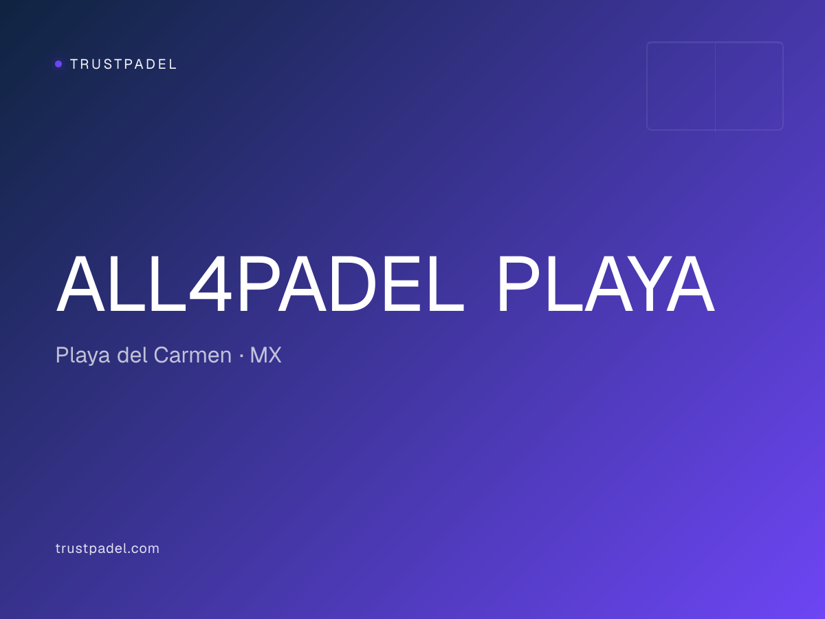 ALL4PADEL PLAYA padel club