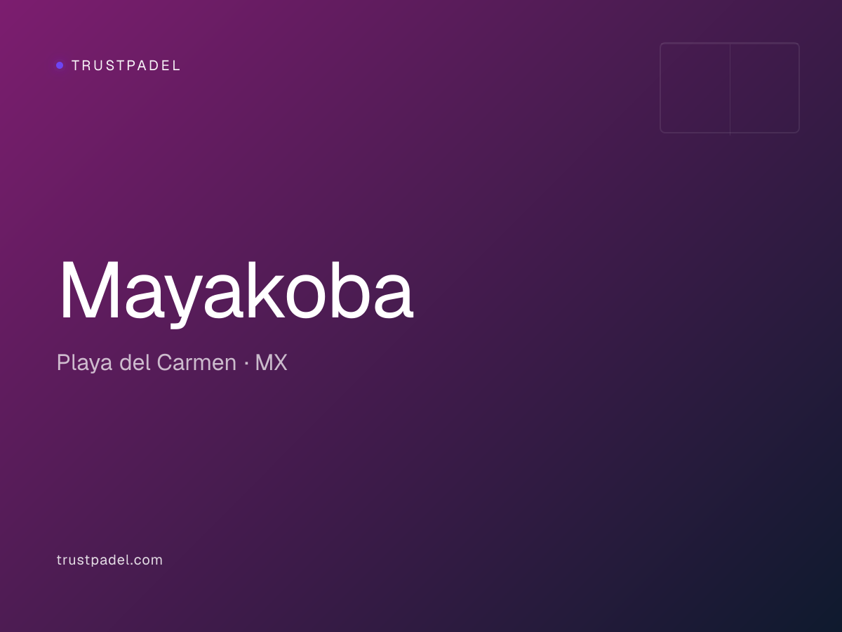 Mayakoba padel club
