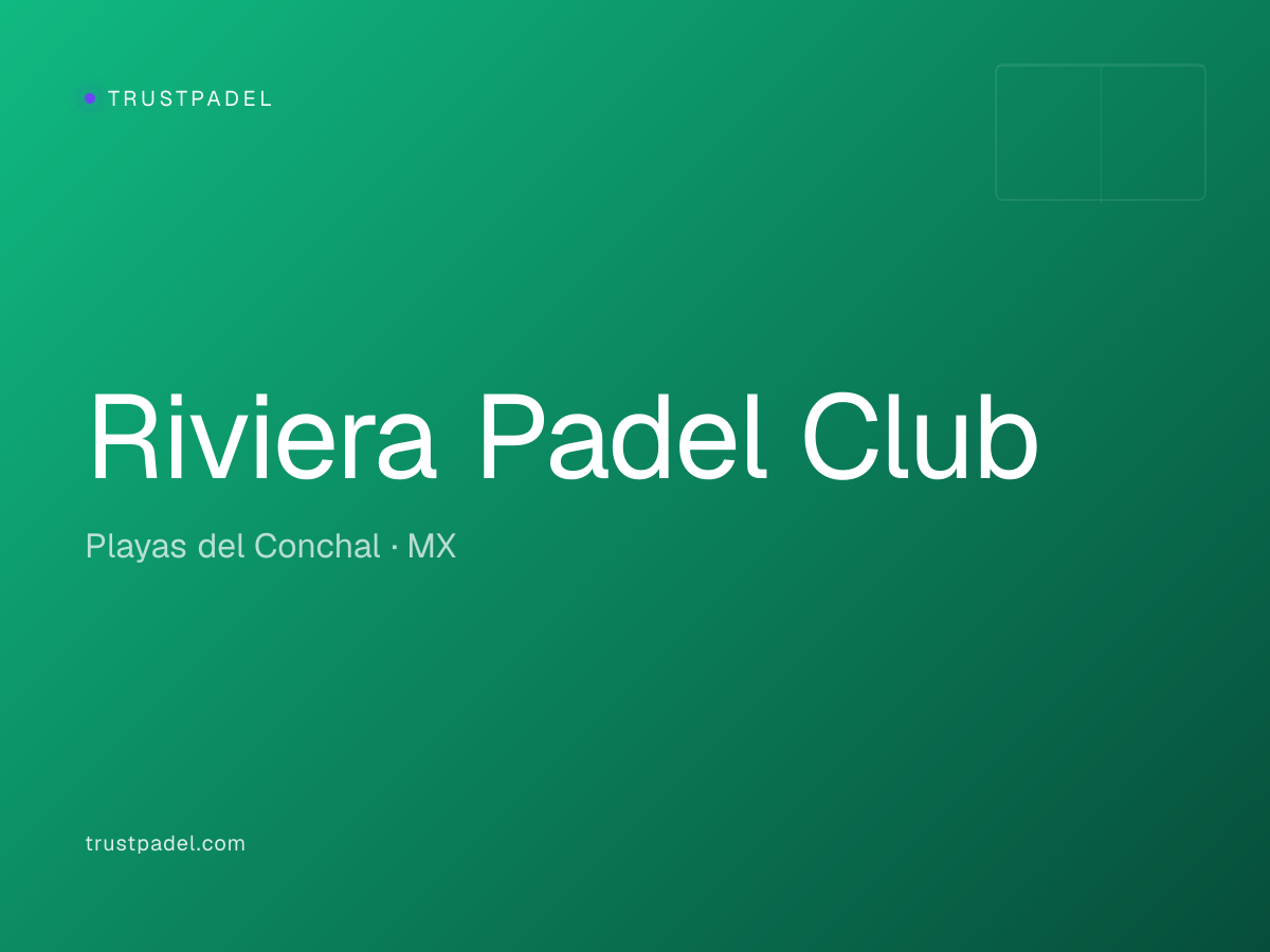 Riviera Padel Club padel club
