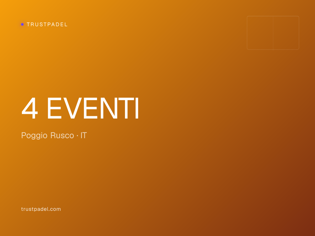 4 EVENTI padel club