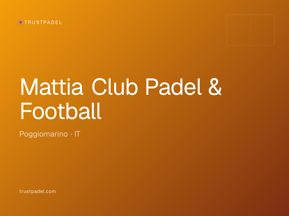 Mattia Club Padel & Football padel club
