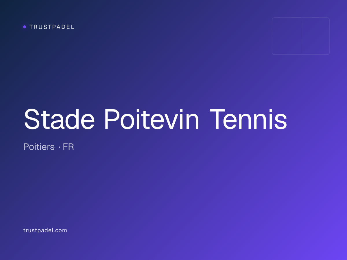 Stade Poitevin Tennis padel club
