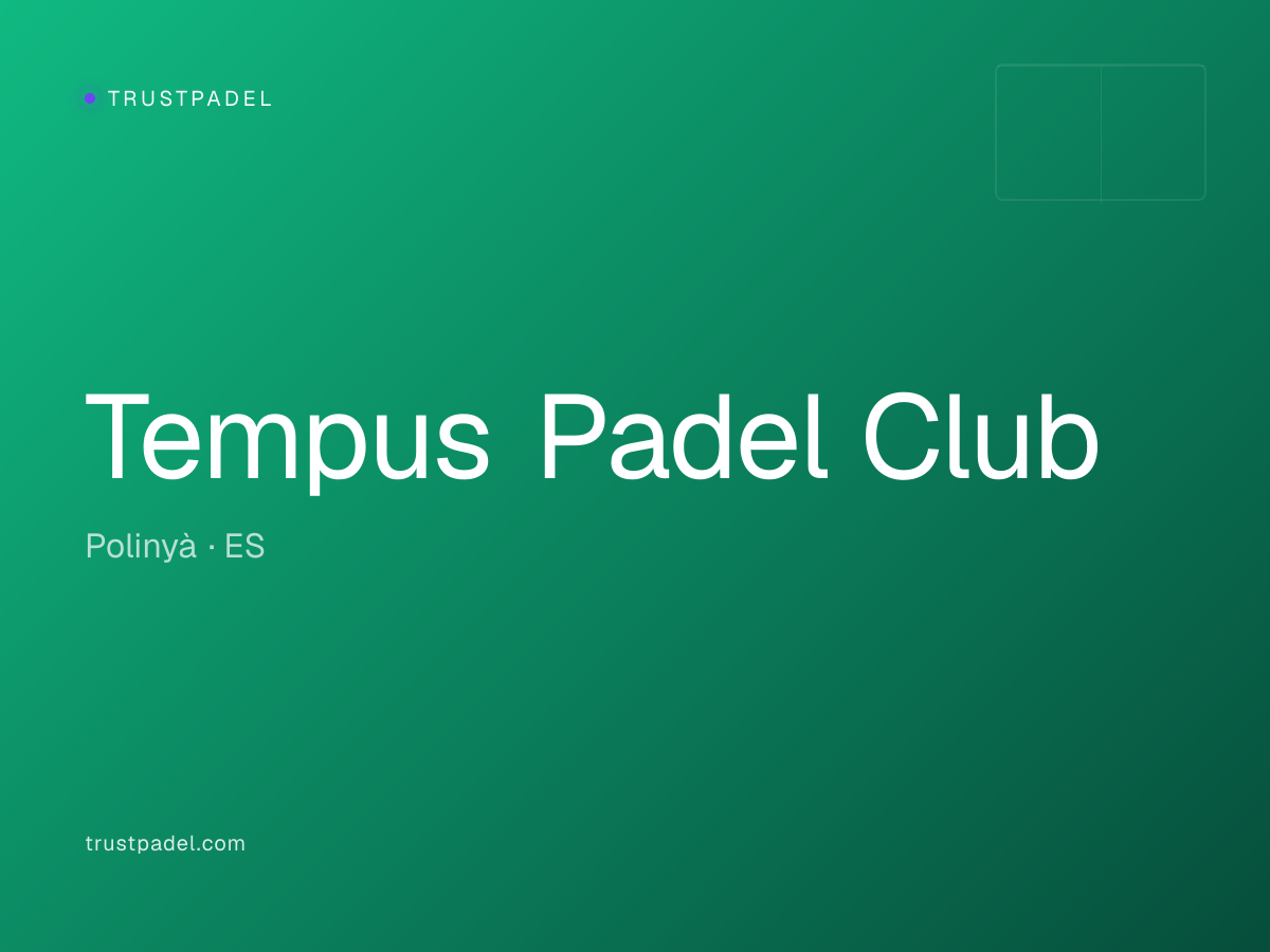 Tempus Padel Club padel club
