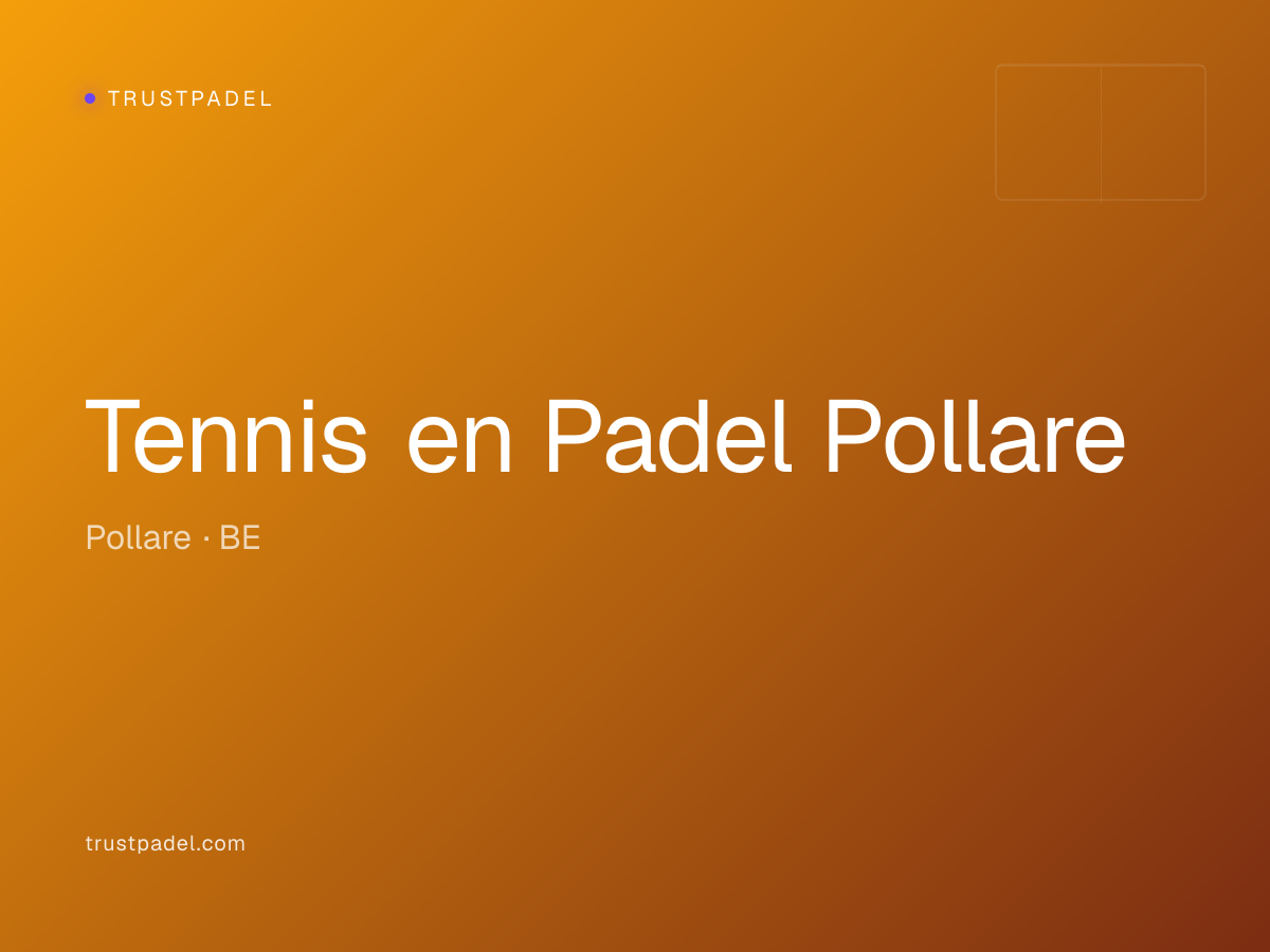 Tennis en Padel Pollare padel club