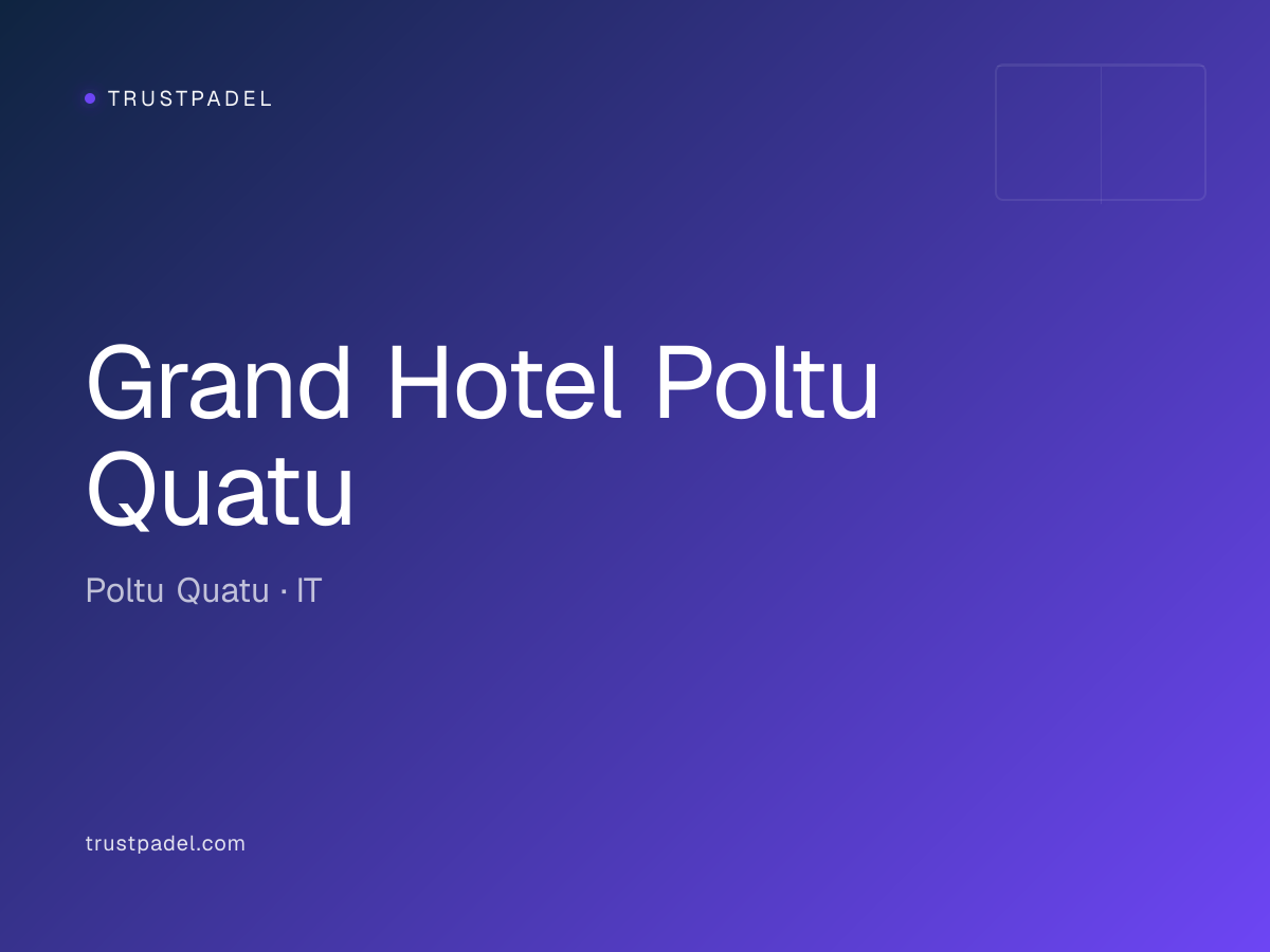 Grand Hotel Poltu Quatu padel club