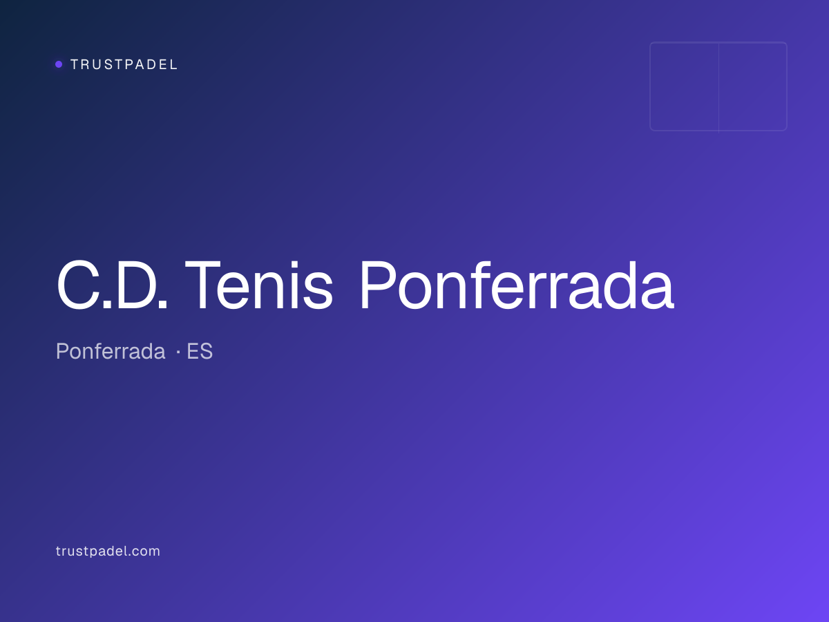 C.D. Tenis Ponferrada padel club