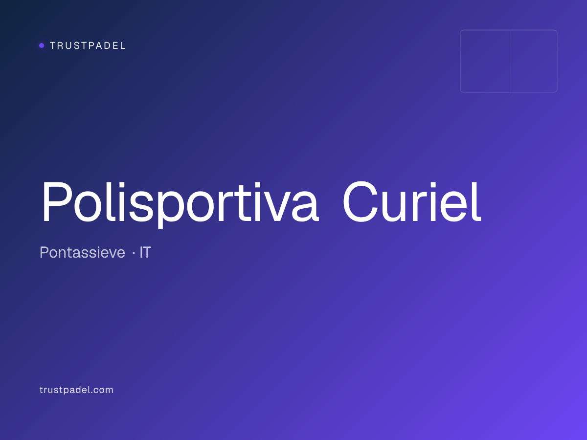 Polisportiva Curiel padel club