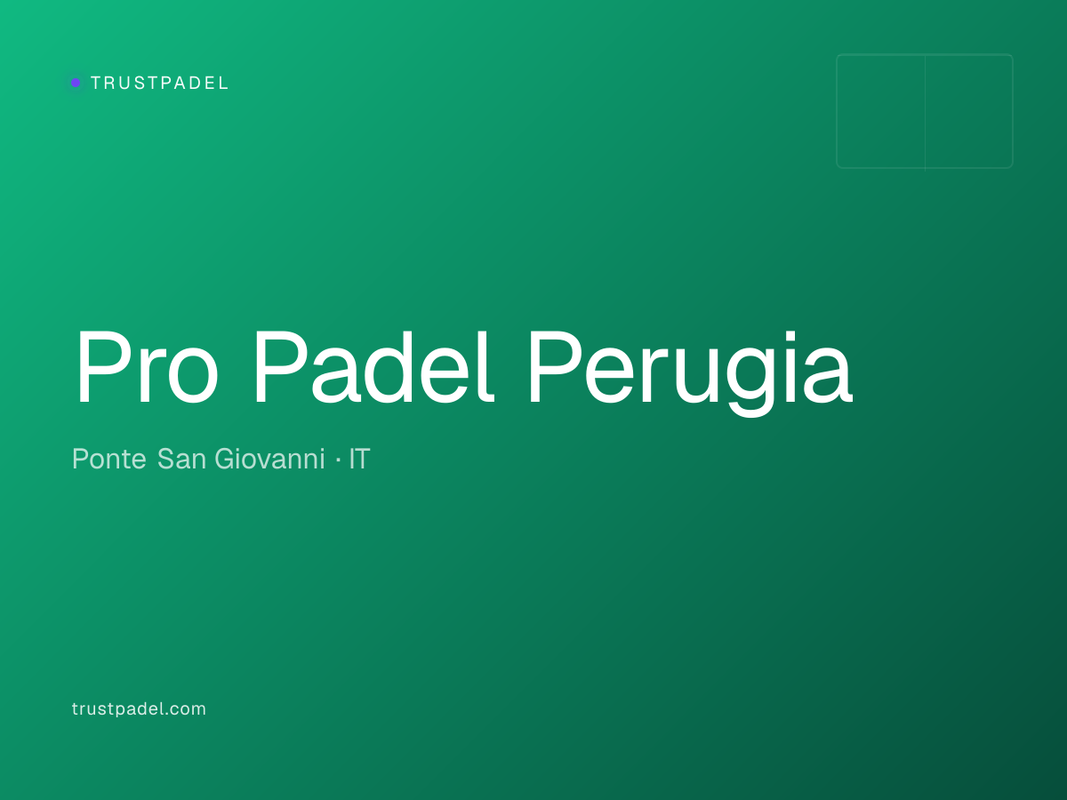 Pro Padel Perugia padel club