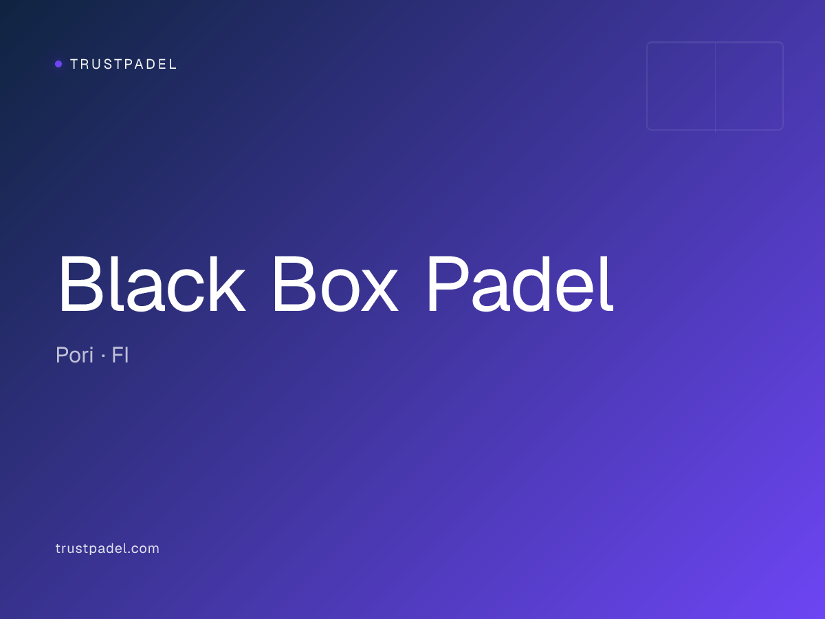 Black Box Padel padel club