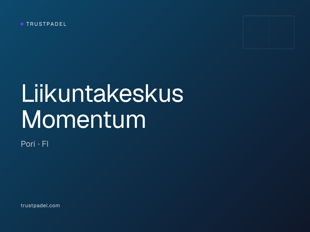Liikuntakeskus Momentum padel club