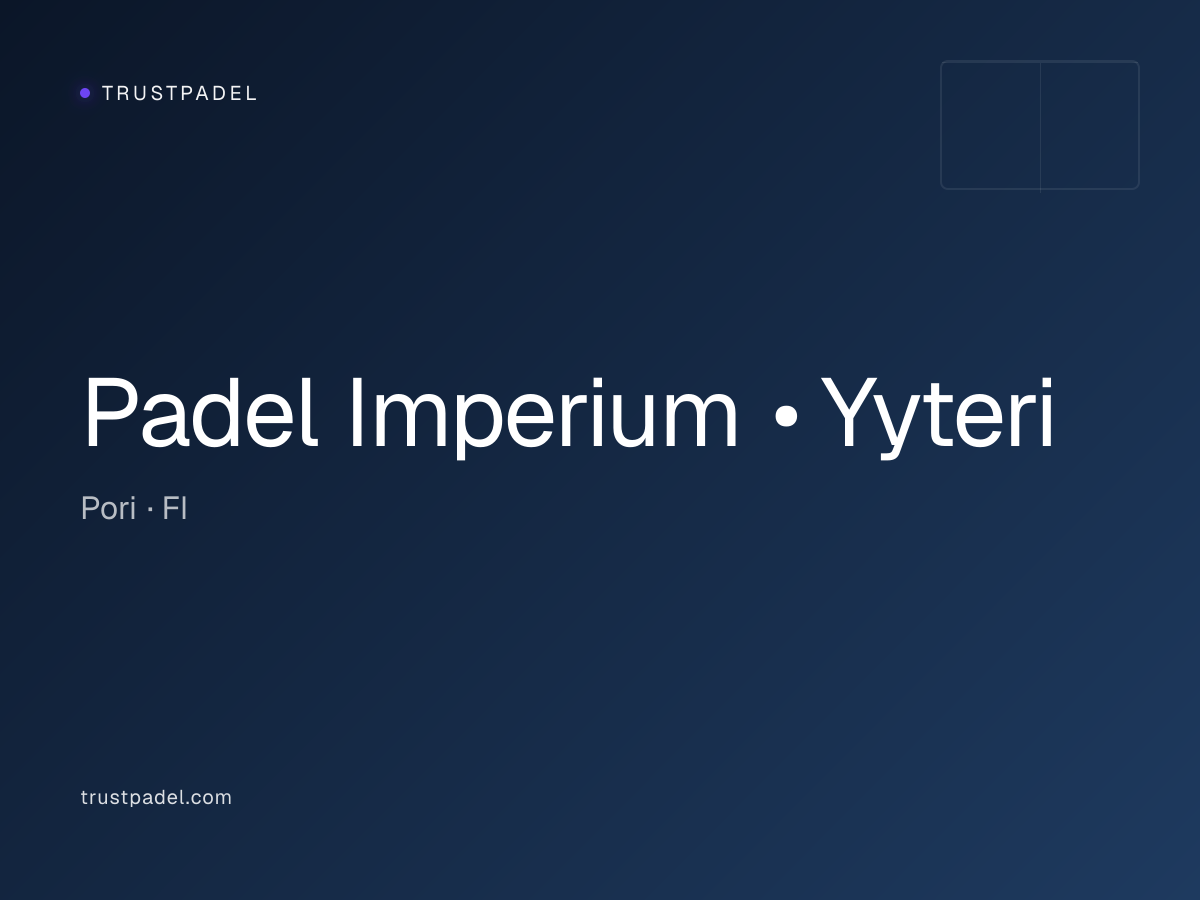 Padel Imperium • Yyteri padel club