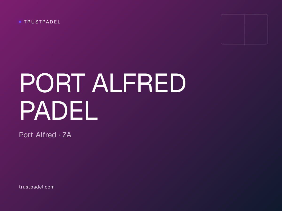 PORT ALFRED PADEL padel club