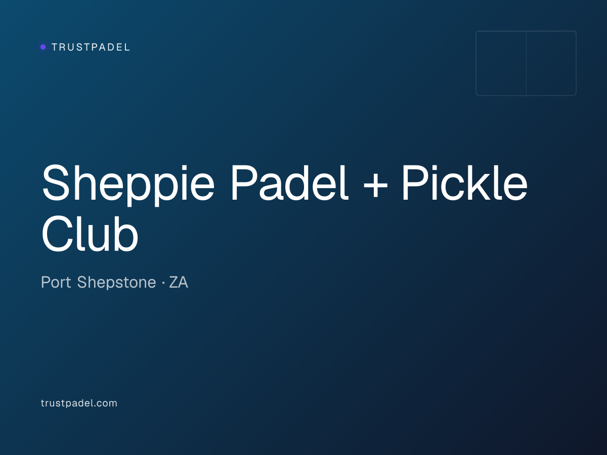 Sheppie Padel + Pickle Club padel club