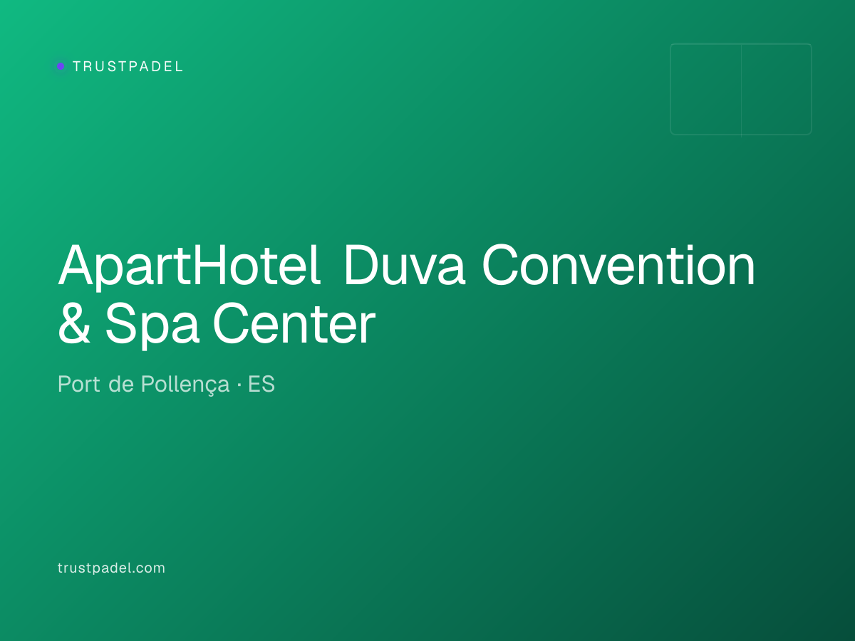 ApartHotel Duva Convention & Spa Center padel club