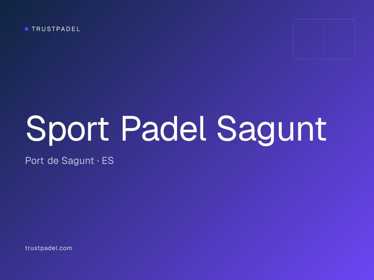 Sport Padel Sagunt padel club