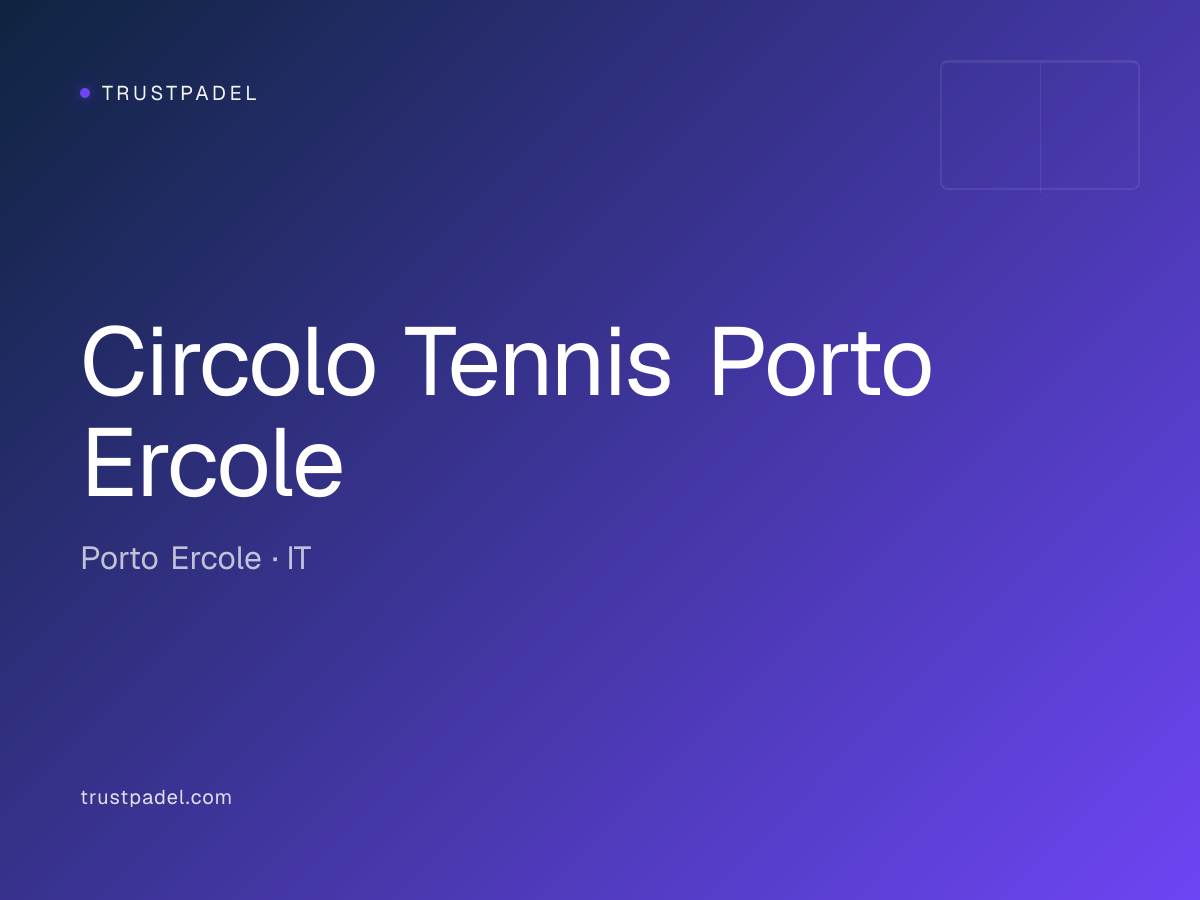 Circolo Tennis Porto Ercole padel club