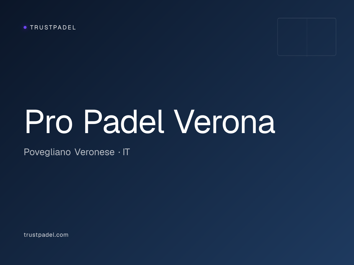 Pro Padel Verona padel club
