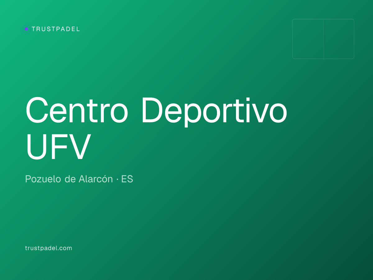 Centro Deportivo UFV padel club