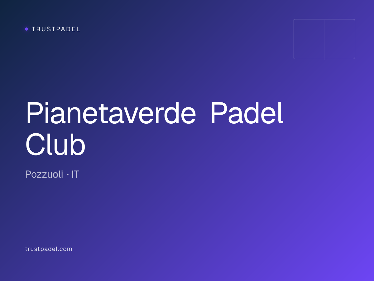 Pianetaverde Padel Club padel club