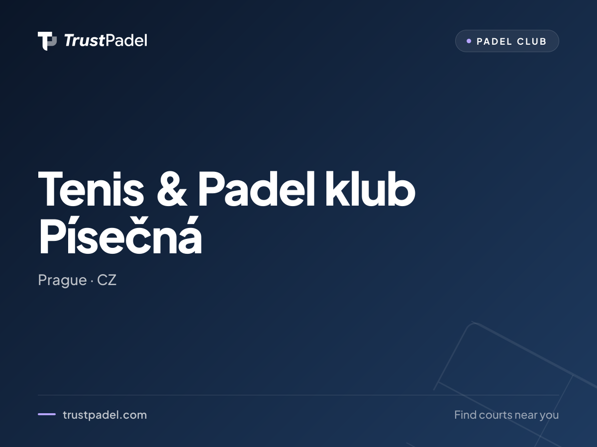 Tenis & Padel klub Písečná padel club