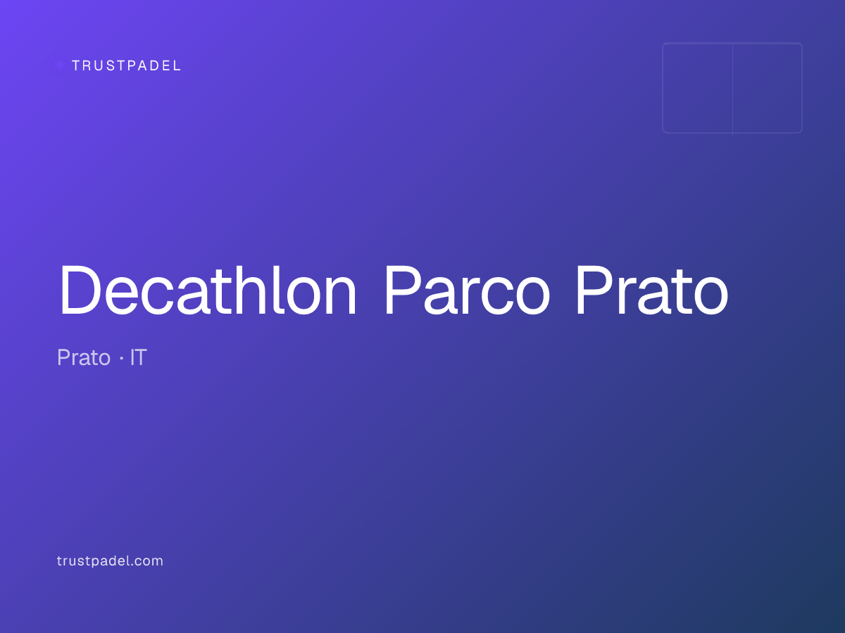 Decathlon Parco Prato padel club