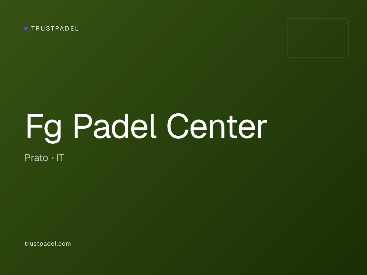 Fg Padel Center padel club