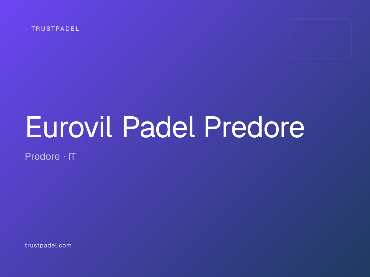 Eurovil Padel Predore padel club