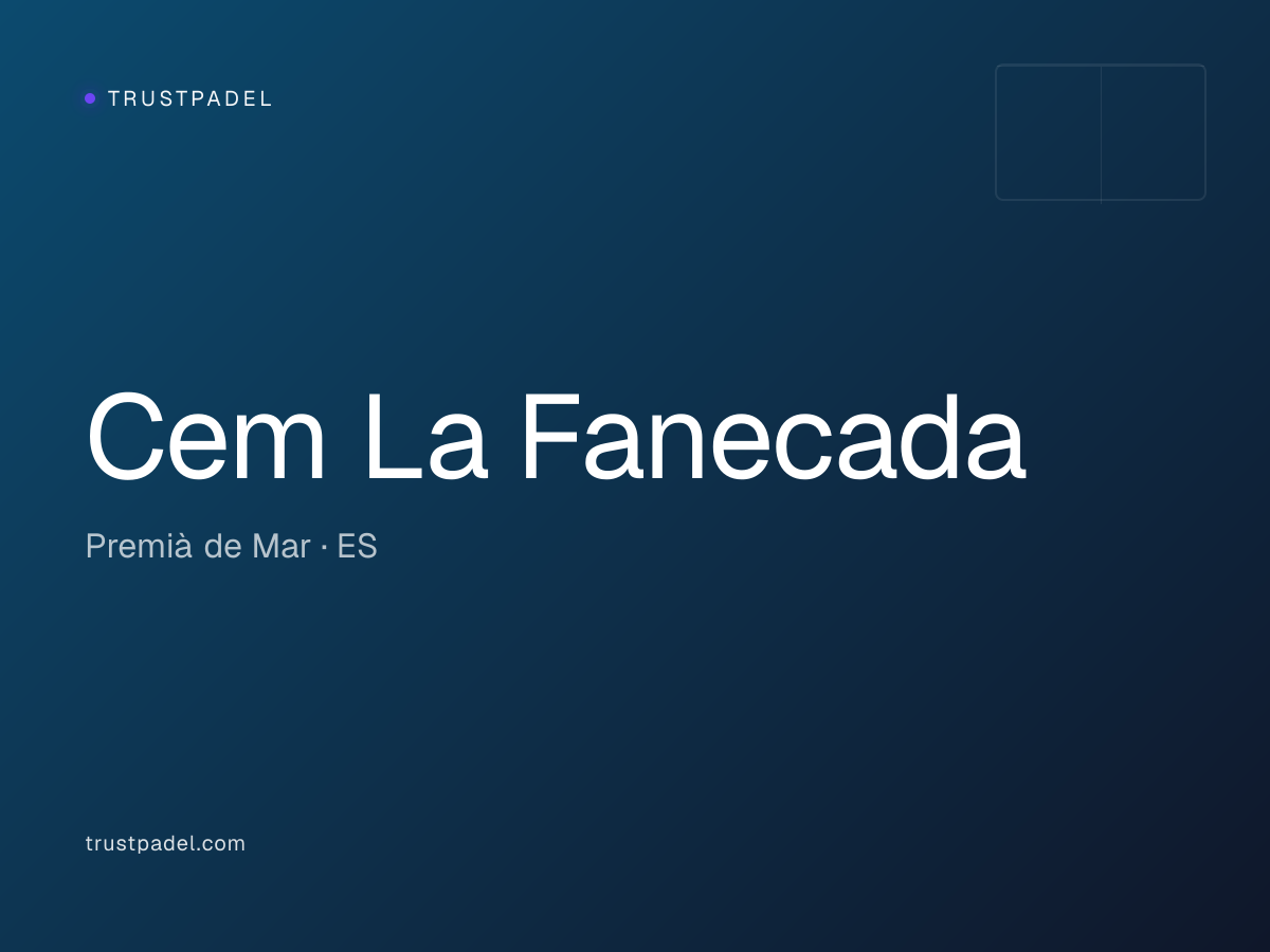 Cem La Fanecada padel club
