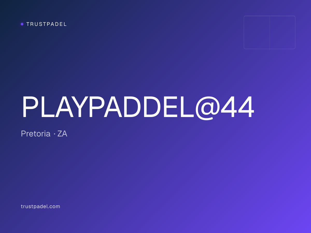 PLAYPADDEL@44 padel club