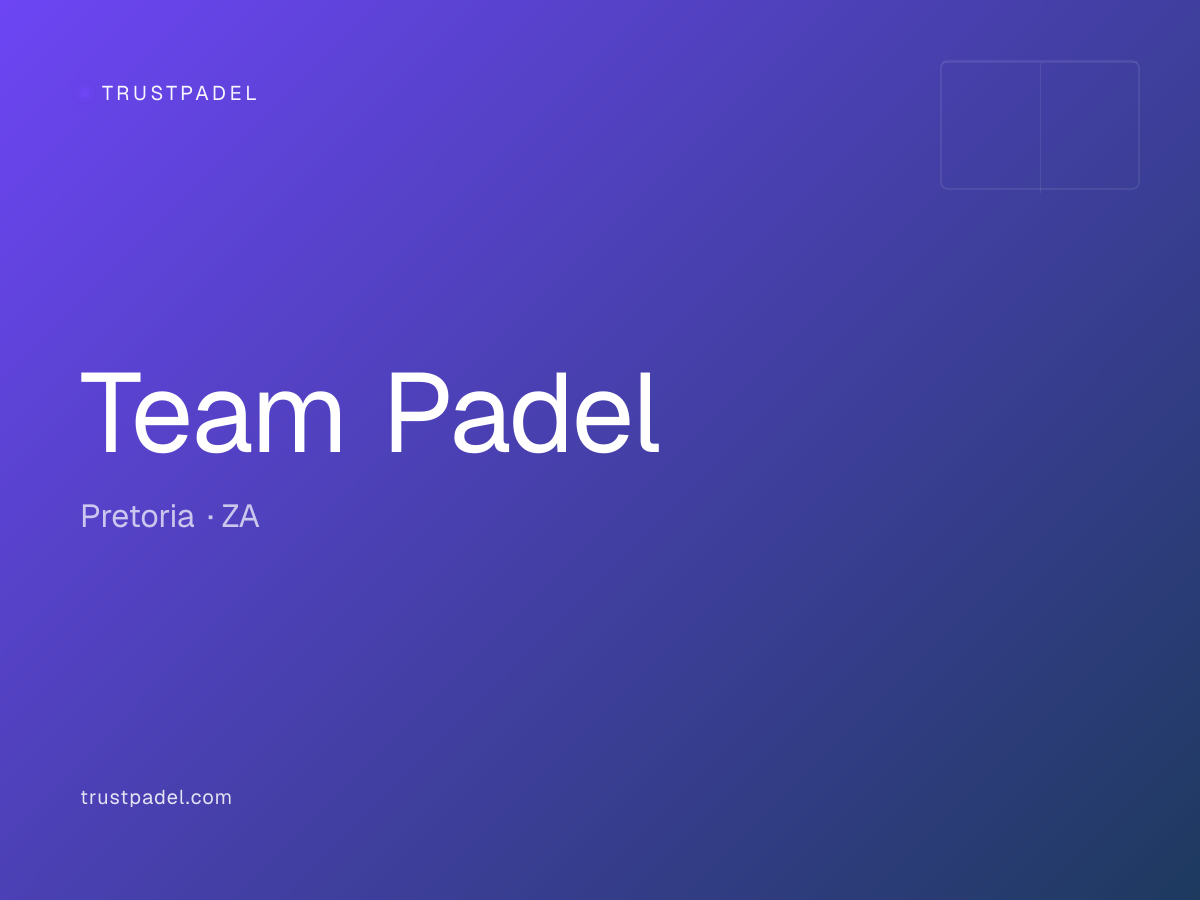 Team Padel padel club