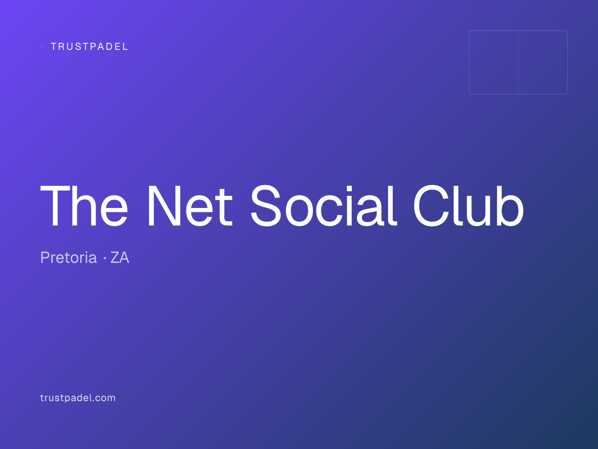 The Net Social Club padel club
