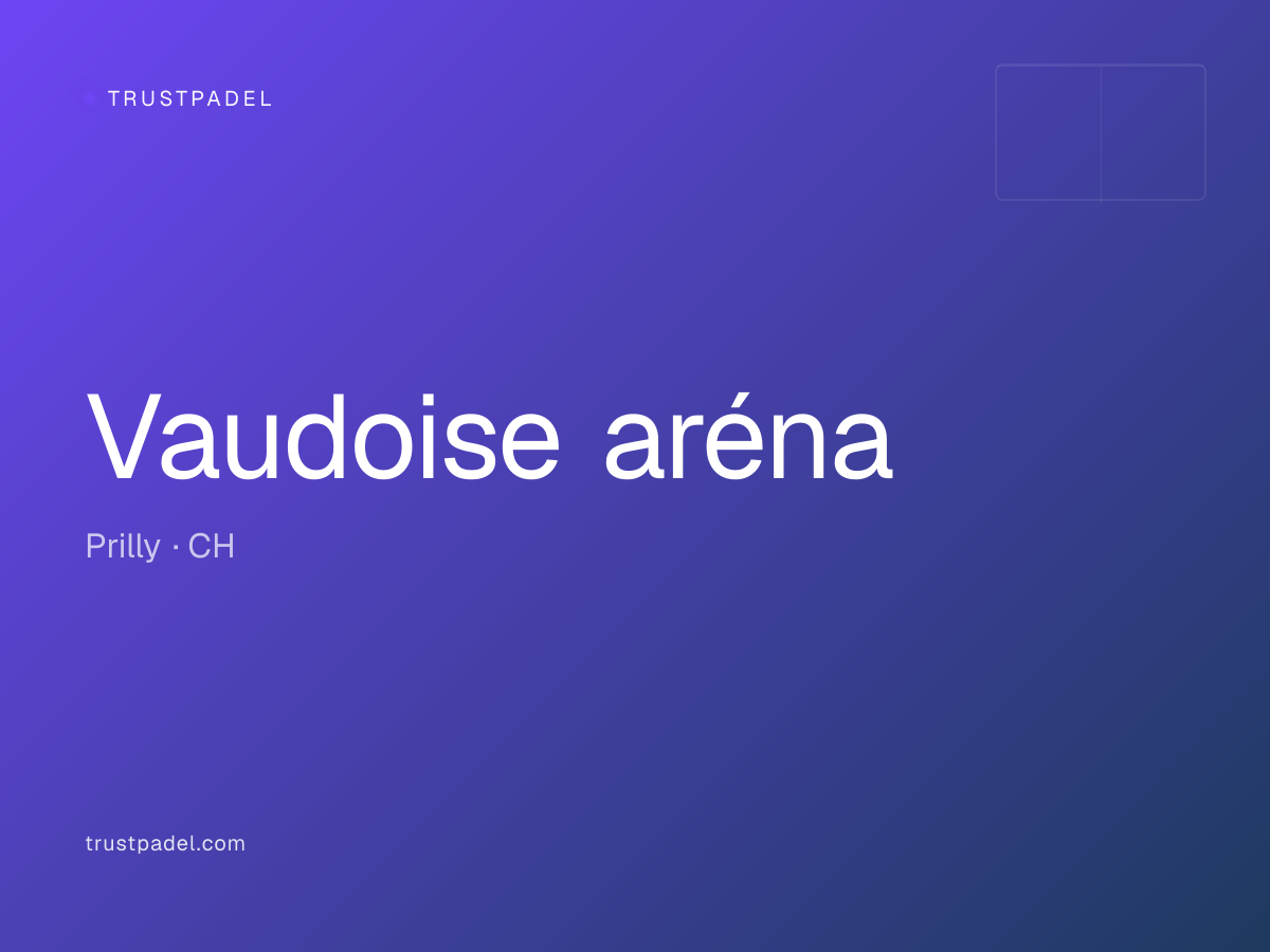 Vaudoise aréna padel club