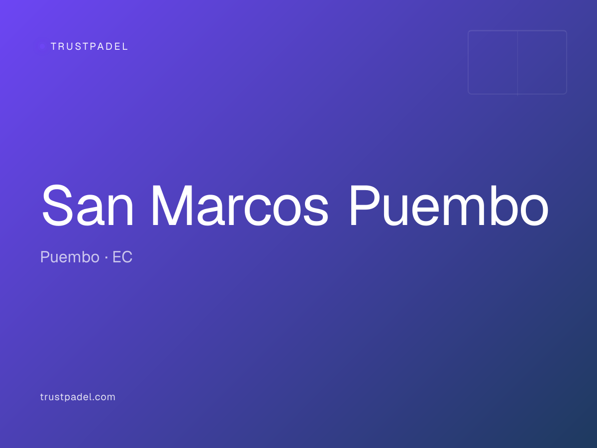 San Marcos Puembo padel club