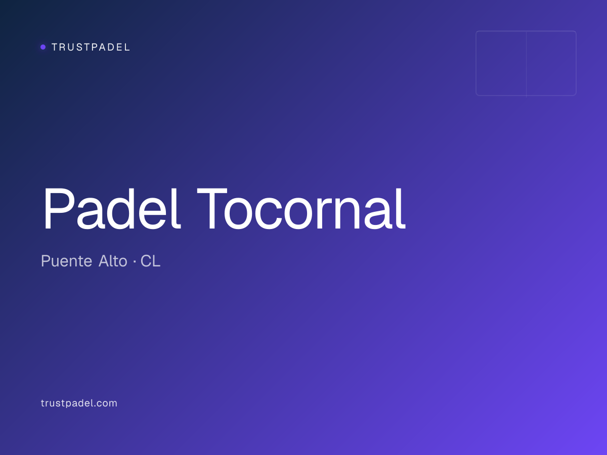 Padel Tocornal padel club