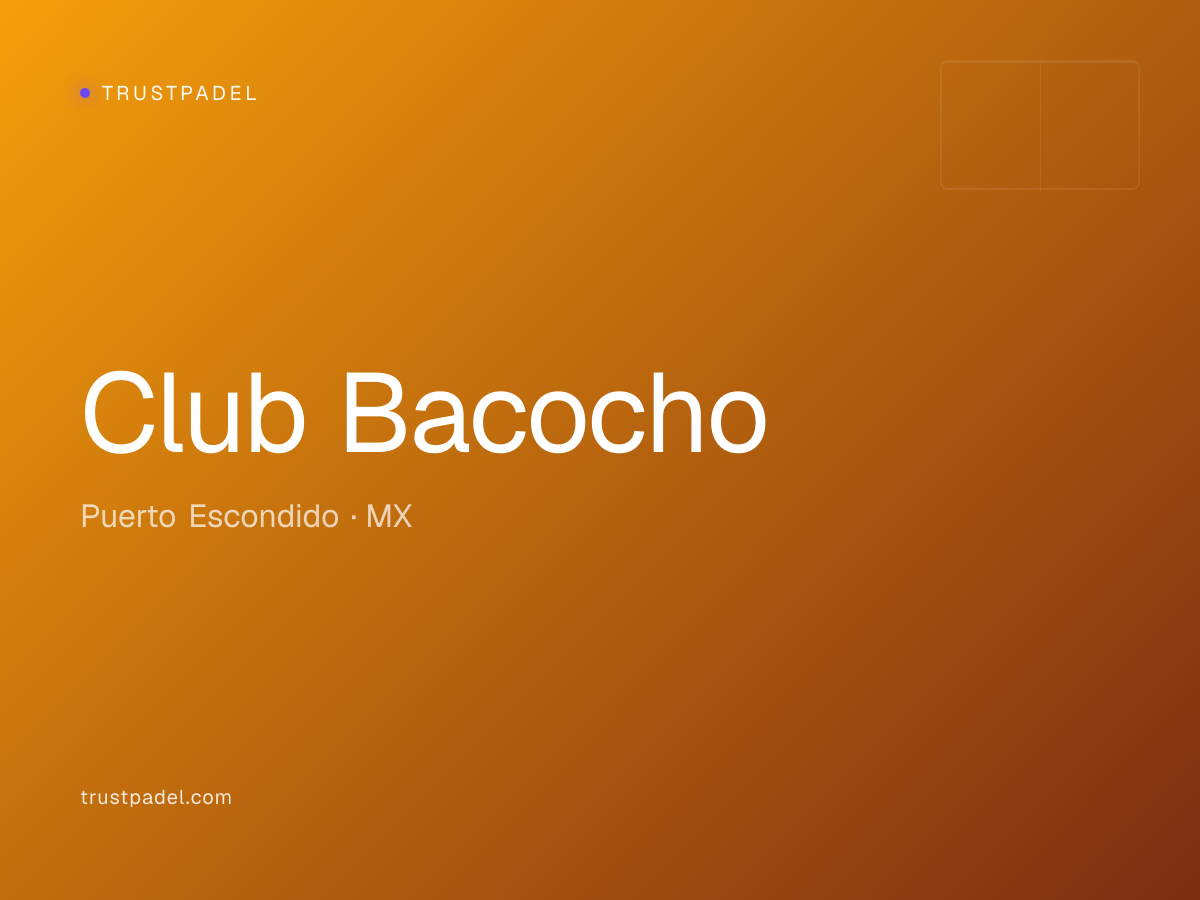 Club Bacocho padel club