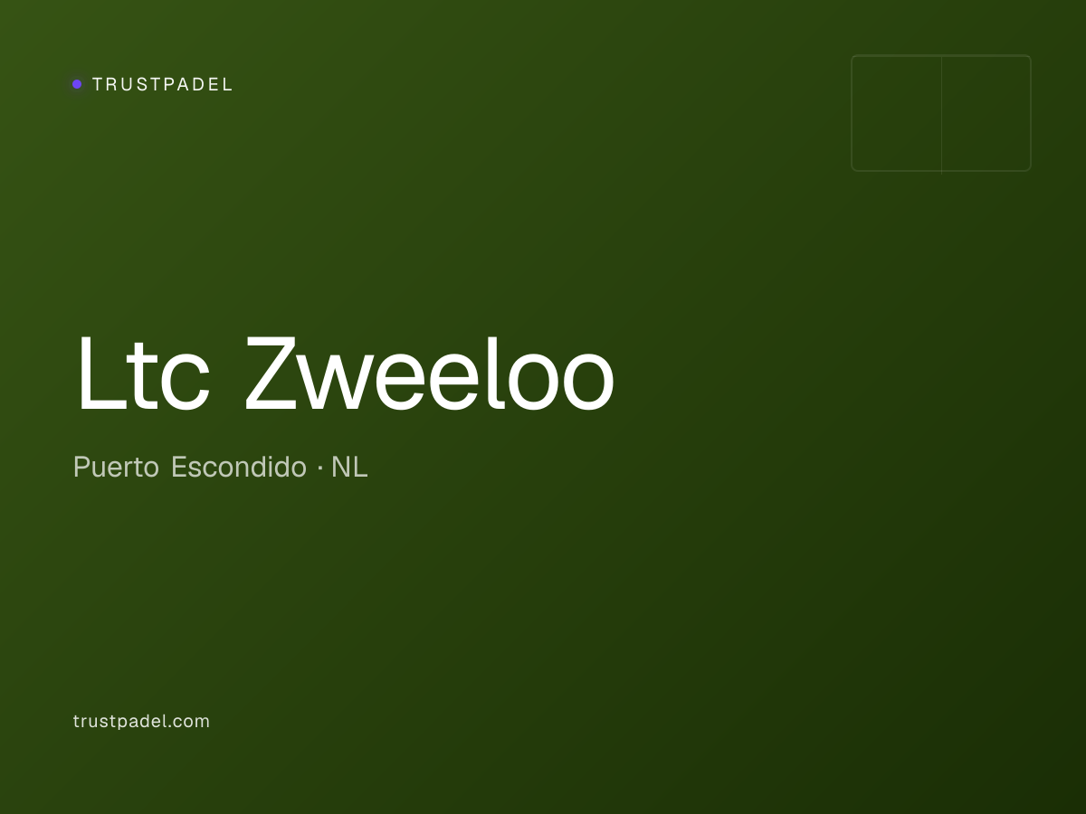 Ltc Zweeloo padel club
