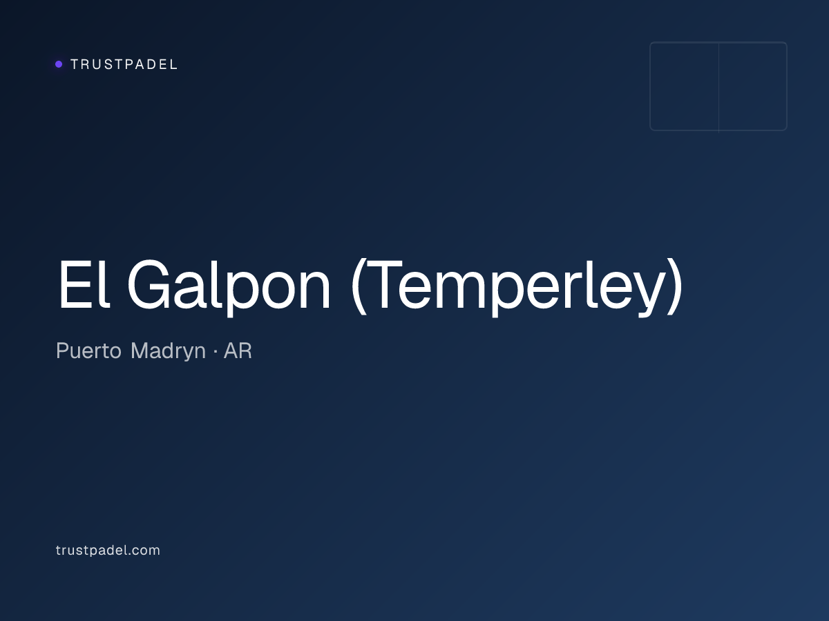 El Galpon (Temperley) padel club