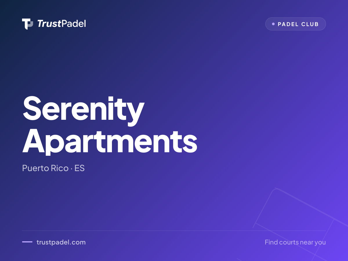 Serenity Apartments padel club