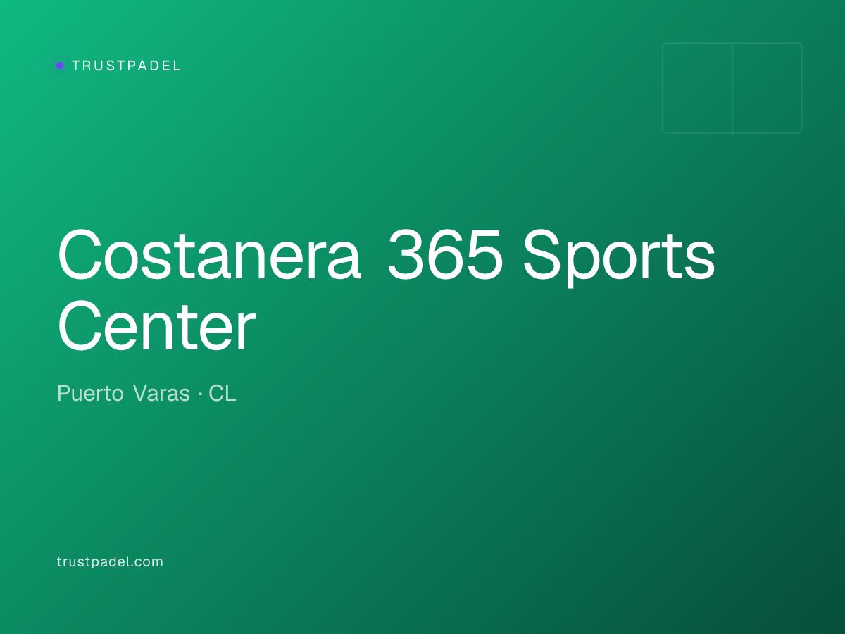 Costanera 365 Sports Center padel club