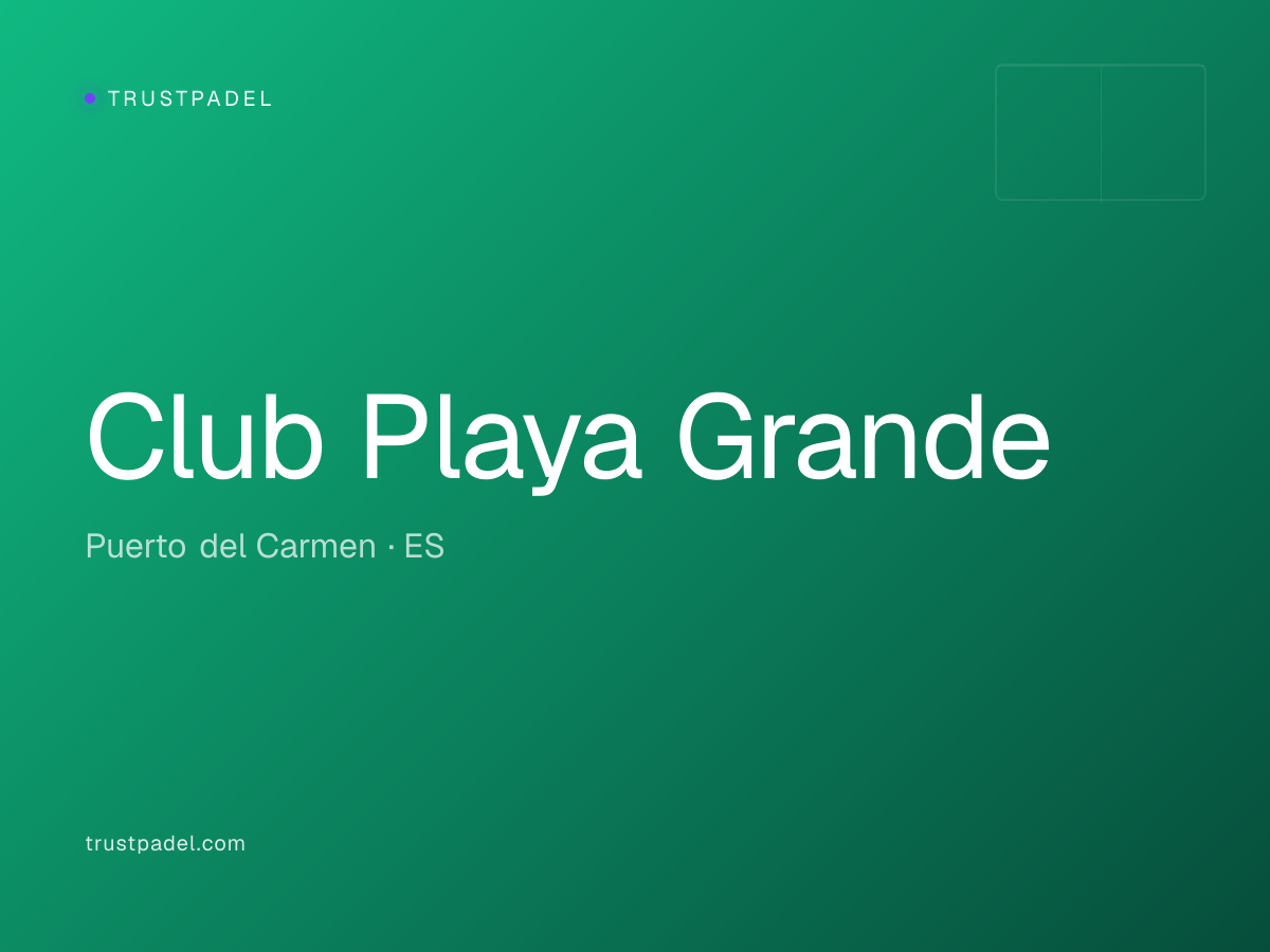 Club Playa Grande padel club