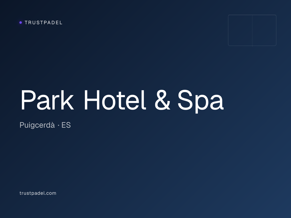 Park Hotel & Spa padel club
