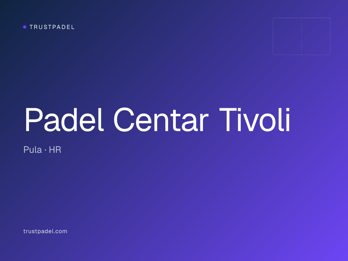 Padel Centar Tivoli padel club