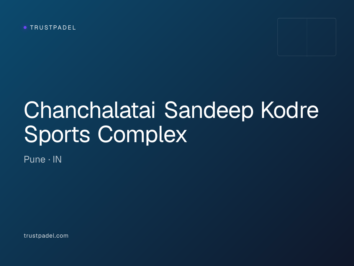 Chanchalatai Sandeep Kodre Sports Complex padel club