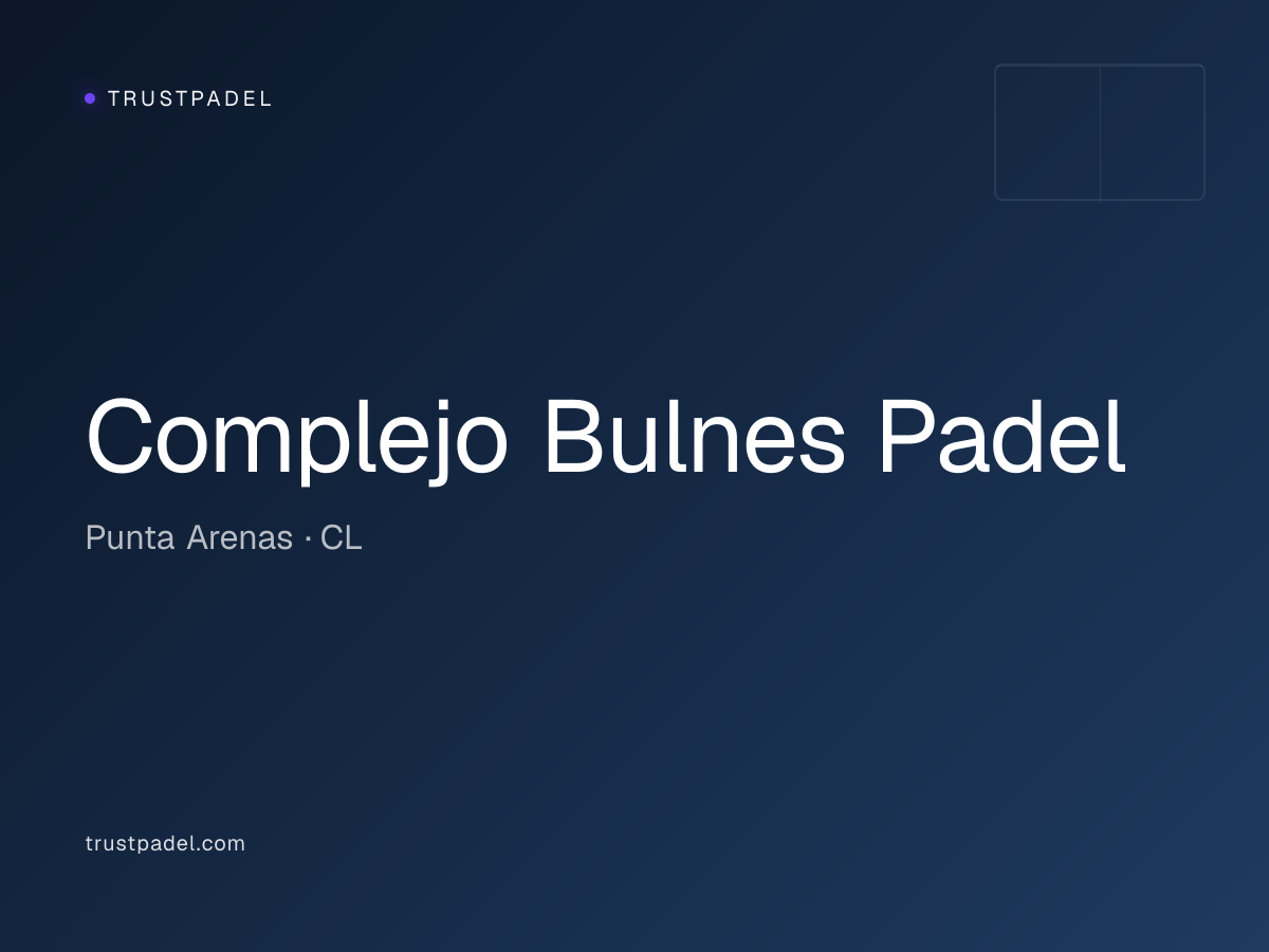 Complejo Bulnes Padel padel club