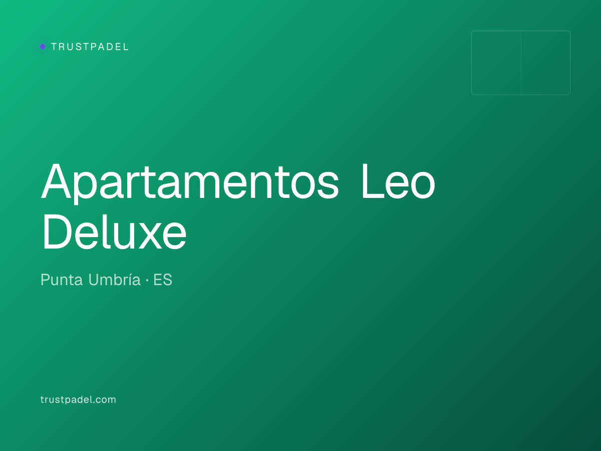 Apartamentos Leo Deluxe padel club