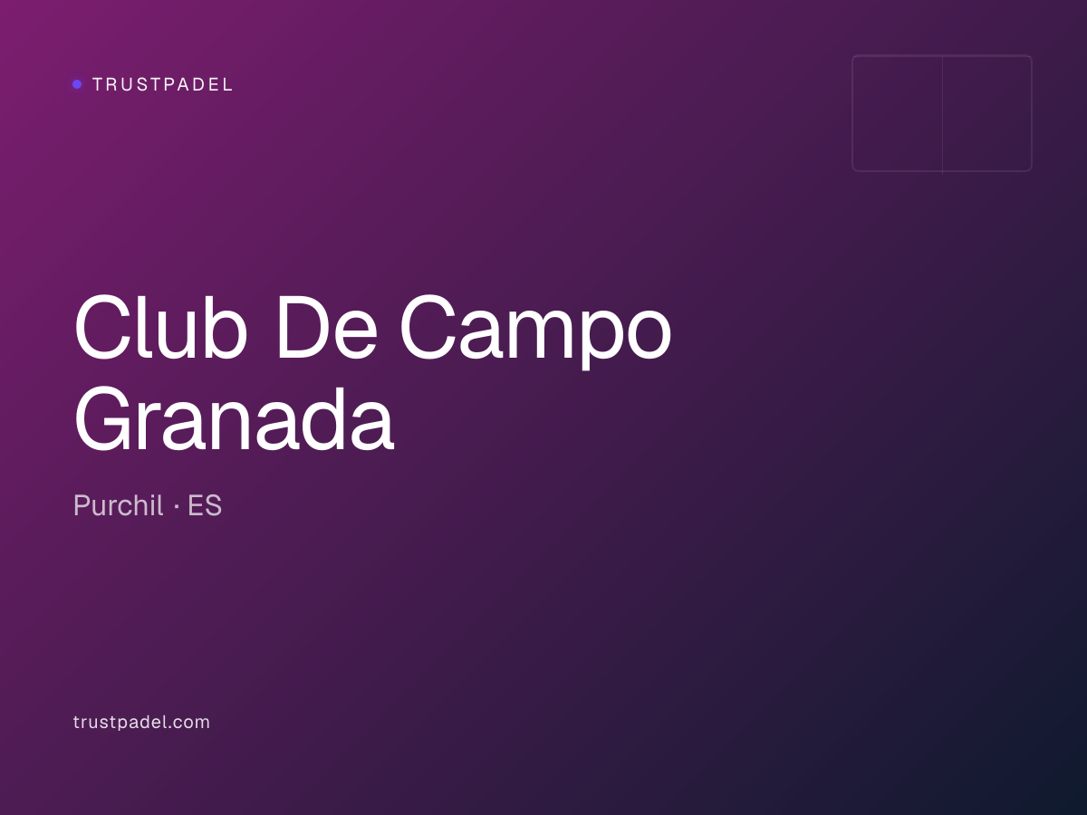 Club De Campo Granada padel club