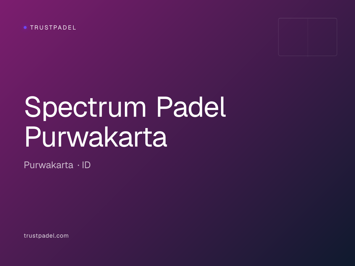 Spectrum Padel Purwakarta padel club