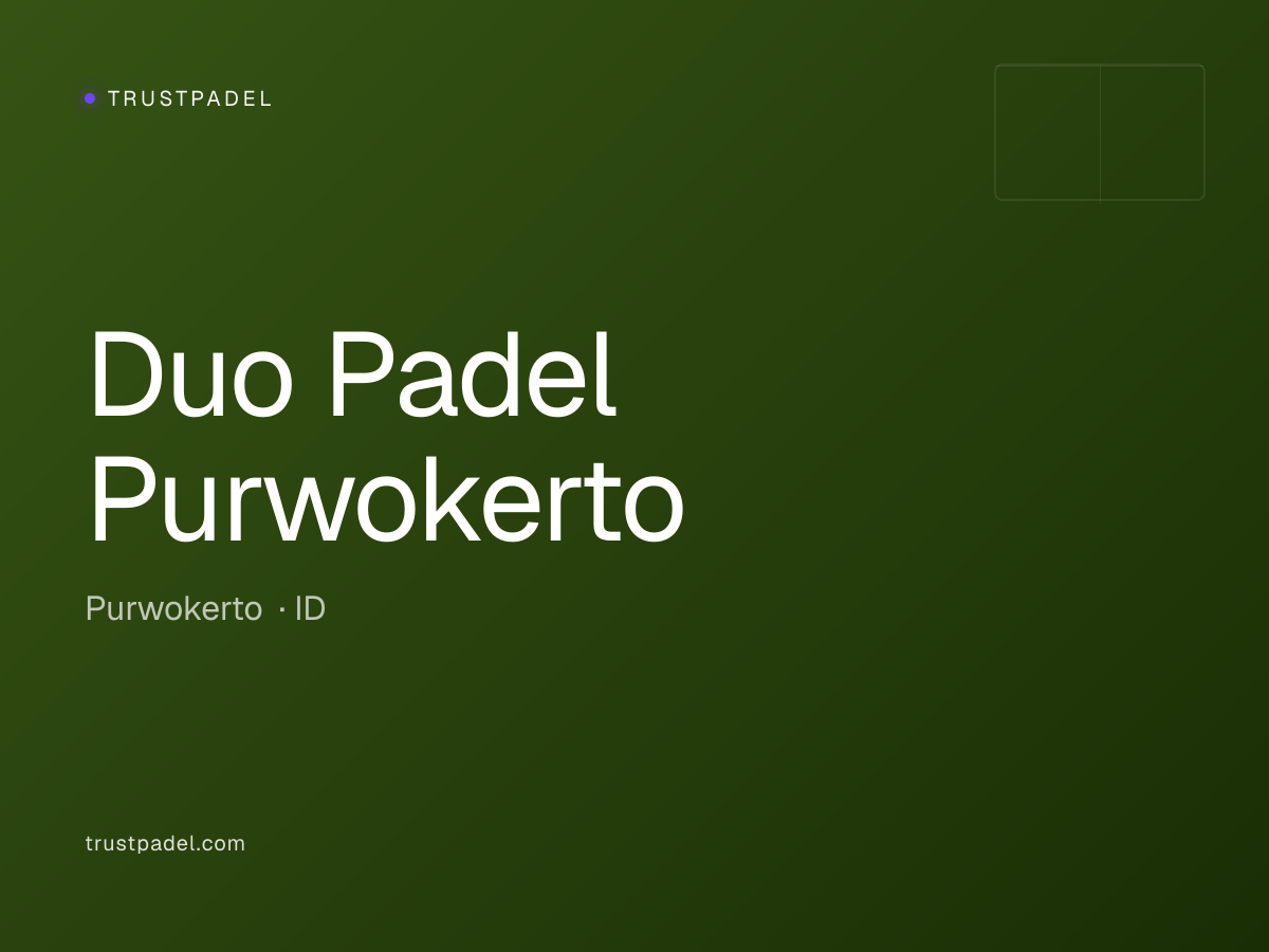Duo Padel Purwokerto padel club