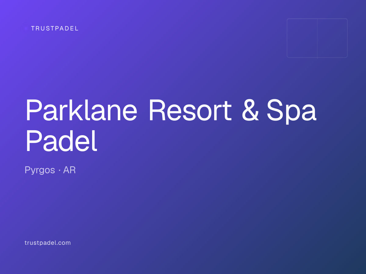 Parklane Resort & Spa Padel padel club