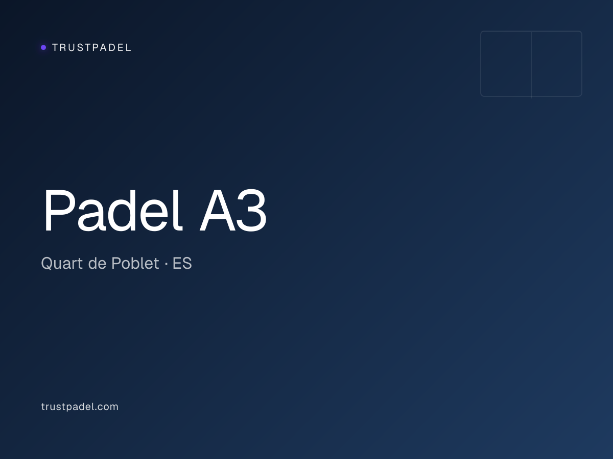 Padel A3 padel club